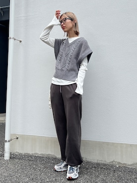 BLACKBYMOUSSY_staffさん（レディース・158cm）の秋コーディネート