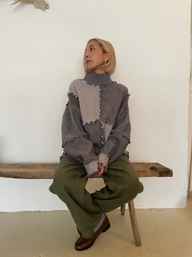 BLACKBYMOUSSY_staffさん（レディース・158cm）の秋コーディネート