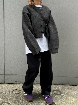 「BLACK BY MOUSSY（ブラックバイマウジー）のアイテム」を使った、BLACKBYMOUSSY_staffさん（レディース・158cm）の秋コーディネート