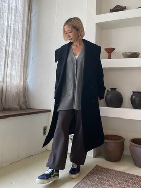 「BLACK BY MOUSSY（ブラックバイマウジー）のアイテム（その他アウター）」を使った、BLACKBYMOUSSY_staffさん（レディース・158cm）の秋コーディネート