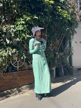 「カラーパレット」｜BLACKBYMOUSSY_staffさん（レディース・160cm）の冬コーディネート