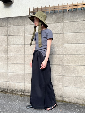 「アイテム（その他シューズ）」を使った、BLACKBYMOUSSY_staffさん（レディース・158cm）の春コーディネート