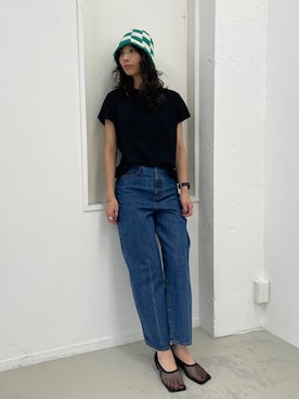 BLACKBYMOUSSY_staffさん（レディース・158cm）の春コーディネート