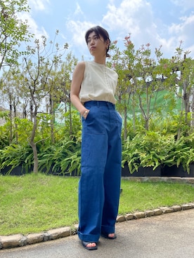 BLACKBYMOUSSY_staffさん(レディース・160cm)の夏コーディネート