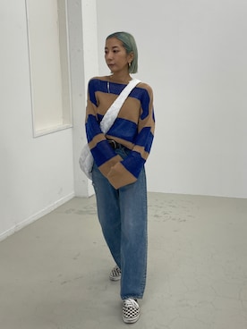 BLACKBYMOUSSY_staffさん（レディース・158cm）の冬コーディネート