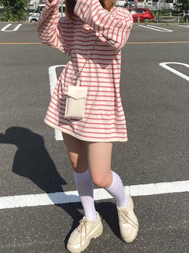 「Heather（ヘザー）のアイテム（PC・スマホグッズ/家電）」を使った、ʜ ᴀ ɴ ᴀ ɴ ᴀさん（レディース・161cm）の秋コーディネート
