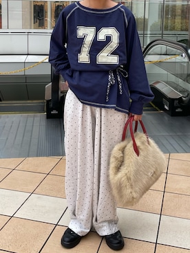 遠藤花彩さん（レディース・162cm）の秋コーディネート