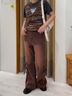 遠藤花彩さん(レディース・162cm)の夏コーディネート