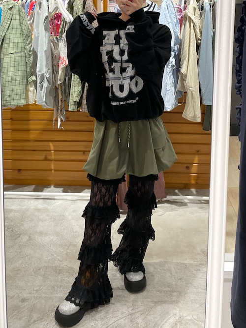 セール】【追加販売】ティアードレースフレアレイヤードフリルパンツ