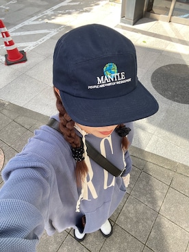 「サボ」｜遠藤花彩さん（レディース・162cm）の秋コーディネート