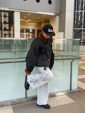 遠藤花彩さん（レディース・162cm）の冬コーディネート