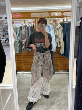 遠藤花彩さん(レディース・162cm)の秋コーディネート