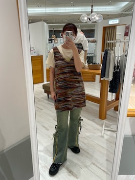 遠藤花彩さん（レディース・162cm）の夏コーディネート