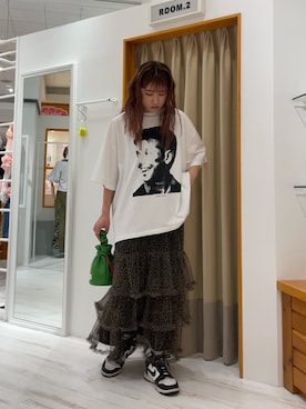 遠藤花彩さん（レディース・162cm）の夏コーディネート