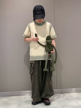 「ROYAL FLASH（ロイヤルフラッシュ）のアイテム（トップス）」を使った、わたるさん（メンズ・161cm）の春コーディネート