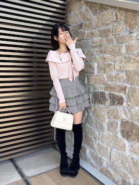 まなさん（レディース・159cm）の冬コーディネート