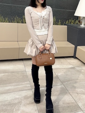 まなさん（レディース・159cm）の春コーディネート