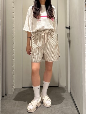 「FREE'S MART（フリーズマート）のアイテム」を使った、yurm6さん（レディース・153cm）の夏コーディネート
