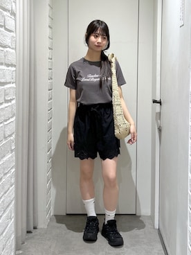 「FREE'S MART（フリーズマート）のアイテム」を使った、yurm6さん（レディース・153cm）の春コーディネート