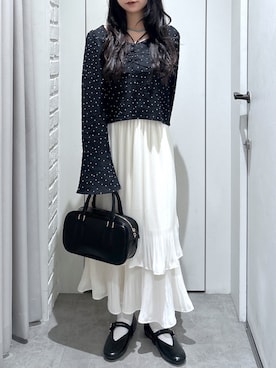 「FREE'S MART（フリーズマート）のアイテム（バッグ）」を使った、yurm6さん（レディース・153cm）の春コーディネート