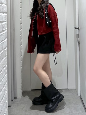 「FREE'S MART（フリーズマート）のアイテム」を使った、yurm6さん（レディース・153cm）の秋コーディネート