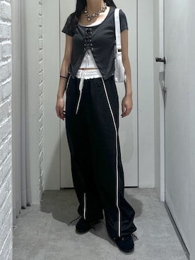 「FREE'S MART（フリーズマート）のアイテム」を使った、yurm6さん（レディース・153cm）の夏コーディネート