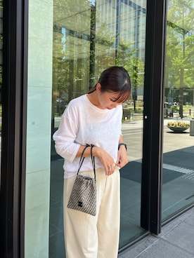 「アイテム（ポーチ）」を使った、inoino0904さん（レディース・164cm）の夏コーディネート