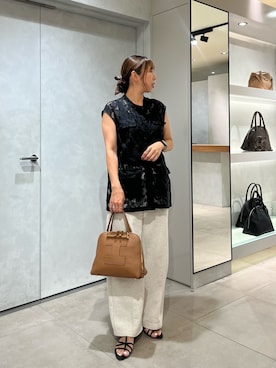 「IACUCCI（イアクッチ）のアイテム」を使った、kawatoさん（レディース・164cm）の夏コーディネート