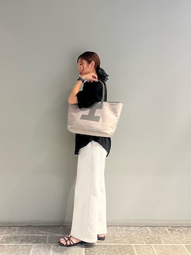 「IACUCCI（イアクッチ）のアイテム」を使った、kawatoさん（レディース・164cm）の夏コーディネート