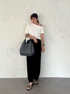 「IACUCCI（イアクッチ）のアイテム（トートバッグ）」を使った、kawatoさん（レディース・164cm）の秋コーディネート