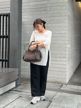 「IACUCCI（イアクッチ）のアイテム」を使った、kawatoさん（レディース・164cm）の秋コーディネート