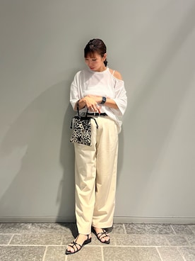 「IACUCCI（イアクッチ）のアイテム」を使った、inoino0904さん（レディース・164cm）の夏コーディネート