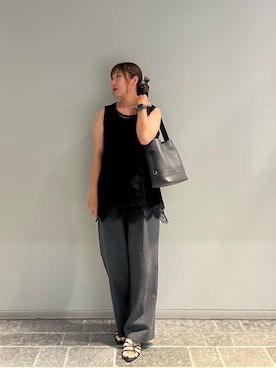 「IACUCCI（イアクッチ）のアイテム」を使った、kawatoさん（レディース・164cm）の夏コーディネート