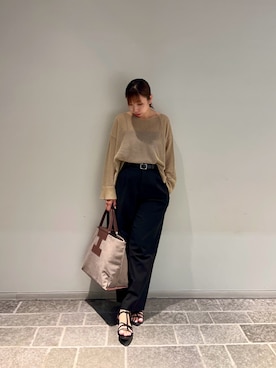 「IACUCCI（イアクッチ）のアイテム」を使った、inoino0904さん（レディース・164cm）の夏コーディネート