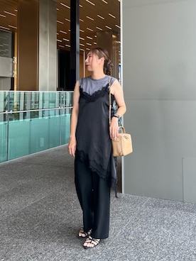 「IACUCCI（イアクッチ）のアイテム」を使った、kawatoさん（レディース・164cm）の夏コーディネート