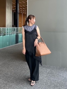 「IACUCCI（イアクッチ）のアイテム」を使った、kawatoさん（レディース・164cm）の夏コーディネート