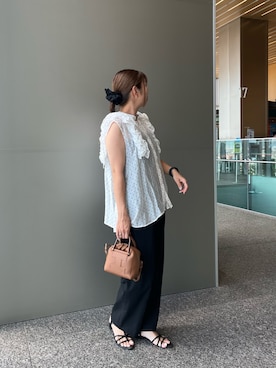 「IACUCCI（イアクッチ）のアイテム」を使った、kawatoさん（レディース・164cm）の夏コーディネート