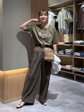 「GLOBAL WORK（グローバルワーク）のアイテム（パンツ）」を使った、aichangwさん（レディース・164cm）の秋コーディネート