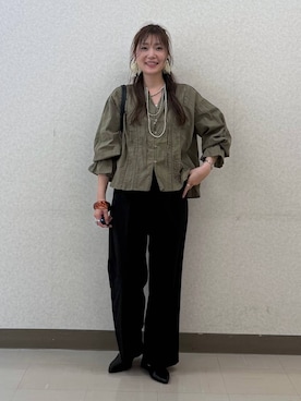 「bijorie（ビジュリィ）のアイテム」を使った、aichangwさん（レディース・164cm）の秋コーディネート