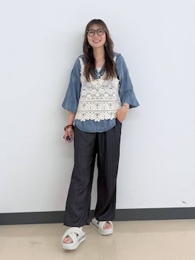 「bijorie（ビジュリィ）のアイテム」を使った、aichangwさん（レディース・164cm）の夏コーディネート