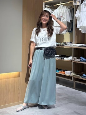 「GLOBAL WORK（グローバルワーク）のアイテム（パンツ）」を使った、aichangwさん（レディース・164cm）の夏コーディネート
