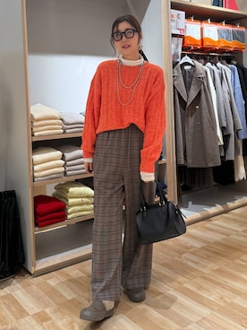 「GLOBAL WORK（グローバルワーク）のアイテム（パンツ）」を使った、aichangwさん（レディース・165cm）の春コーディネート