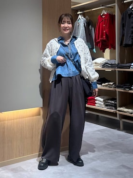 「GLOBAL WORK（グローバルワーク）のアイテム（ジャケット/アウター）」を使った、aichangwさん（レディース・164cm）の秋コーディネート