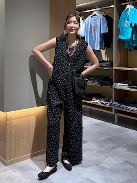 「LEPSIM（レプシィム）の3連ボールネックレス　287544（ネックレス、シルバー系）」を使った、aichangwさん（レディース）の春コーディネート