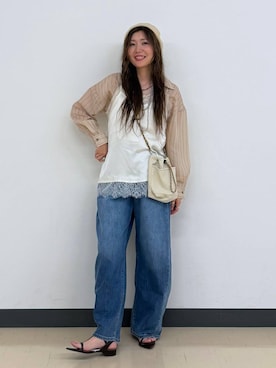 「bijorie（ビジュリィ）のアイテム」を使った、aichangwさん（レディース・164cm）の夏コーディネート