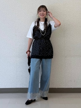 「アイテム（ママ＆ベビー）」を使った、aichangwさん（レディース・164cm）の夏コーディネート