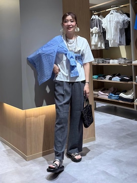 「GLOBAL WORK（グローバルワーク）のアイテム（パンツ）」を使った、aichangwさん（レディース・164cm）の夏コーディネート
