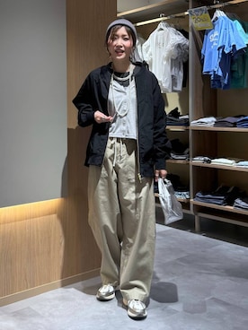 「GLOBAL WORK（グローバルワーク）のアイテム（ブルゾン）」を使った、aichangwさん（レディース・164cm）の春コーディネート