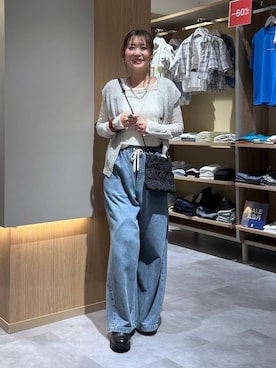 「GLOBAL WORK（グローバルワーク）のアイテム（ベスト）」を使った、aichangwさん（レディース・164cm）の秋コーディネート