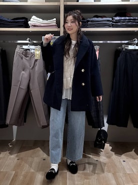 「GLOBAL WORK（グローバルワーク）のアイテム」を使った、aichangwさん（レディース・164cm）の冬コーディネート